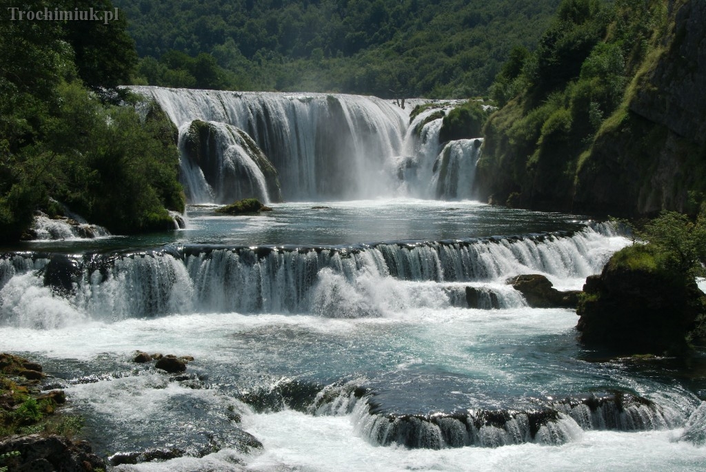 Bosnia and Herzegovina, Strbacki Buk waterfalls on theUna River.