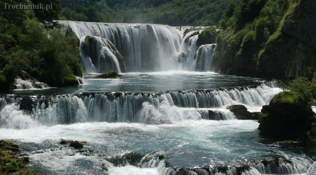 Bosnia and Herzegovina, Strbacki Buk waterfalls on theUna River.