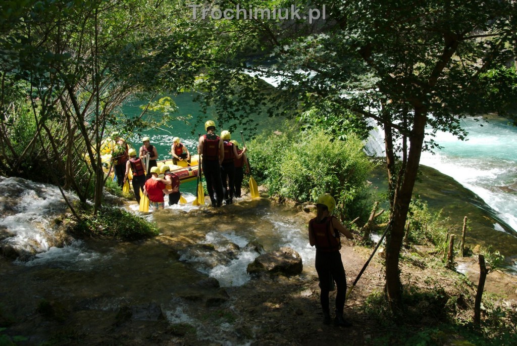 Rafting na rzece Una, Bośnia i Hercegowina. Fot. Piotr Trochimiuk 2013