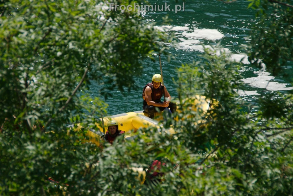 Rafting na rzece Una, Bośnia i Hercegowina. Fot. Piotr Trochimiuk 2013