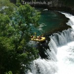 Rafting na rzece Una, Bośnia i Hercegowina. Fot. Piotr Trochimiuk 2013